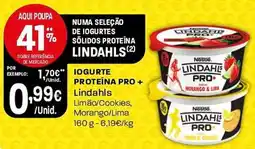 Intermarché Iogurtes sólidos proteína pro+ Lindahls promoção