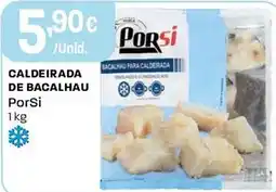 Intermarché Caldeirada de bacalhau porsi promoção