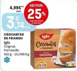 Intermarché Crocantes de frango Iglo promoção