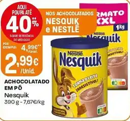 Intermarché Achocolatado em po nesquik promoção