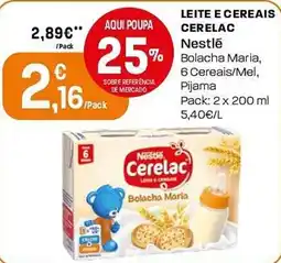 Intermarché Leite e cereais cerelac Nestlé promoção