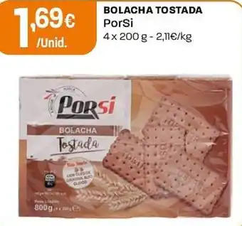 Intermarché Bolacha tostada porsi promoção
