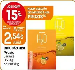 Intermarché Infusão h20 Prozis promoção