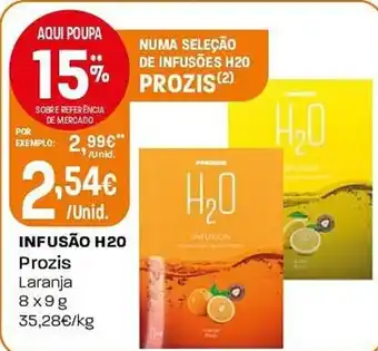 Intermarché Infusão h20 Prozis promoção