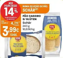 Intermarché Pão caseiro s/glúten Schär promoção