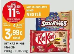 Intermarché Kit kat minis nestlé promoção