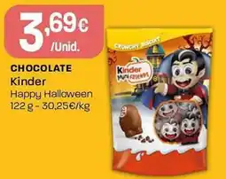 Intermarché Chocolate Kinder Happy Halloween promoção