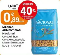 Intermarché Massas alimentícias Nacional promoção