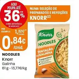 Intermarché Noodles Knorr promoção