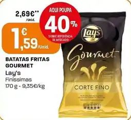 Intermarché Batatas fritas gourmet Lay's promoção