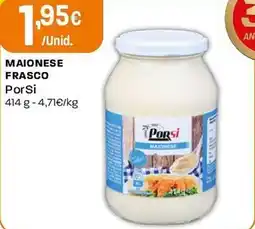 Intermarché Maionese frasco porsi promoção