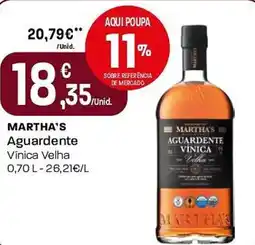 Intermarché Martha's aguardente promoção