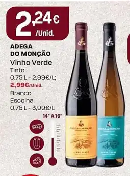 Intermarché Adega do monção Vinho Verde promoção