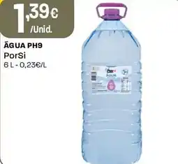 Intermarché Água ph9 PorSi promoção