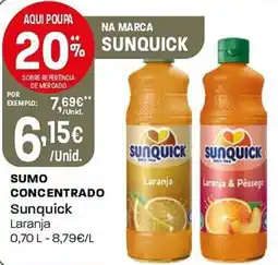 Intermarché Sumo concentrado sunquick promoção