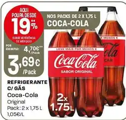 Intermarché Refrigerante c/ gās Coca-Cola promoção