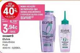 Intermarché Champõ elvive hialurónico promoção
