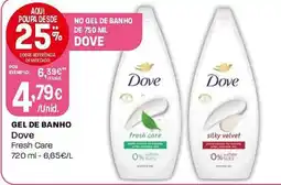 Intermarché Gel de banho Dove promoção