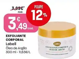 Intermarché Exfoliante corporal labell promoção