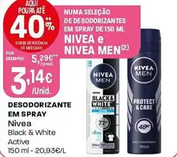 Intermarché Desodorizante em spray Nivea promoção