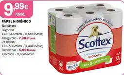 Intermarché Papel higiénico Scottex promoção