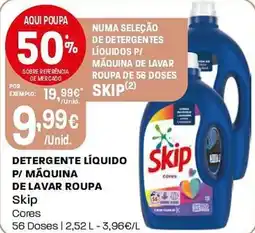Intermarché Detergente líquido p/ máquina de lavar roupa Skip promoção