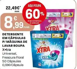 Intermarché Detergente em cápsulas p/máquina de lavar roupa x-tra promoção