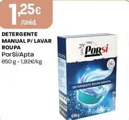 Intermarché Detergente roupa manual p/ lavar roupa PorSi/Apta promoção