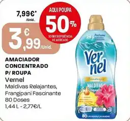 Intermarché Amaciador concentrado p/ roupa Vernel promoção