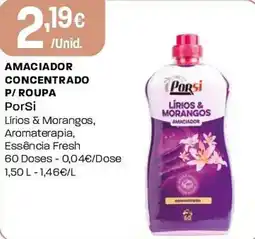 Intermarché Amaciador concentrado p/ roupa PorSi promoção