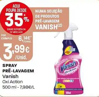 Intermarché Spray pré-lavagem Vanish promoção