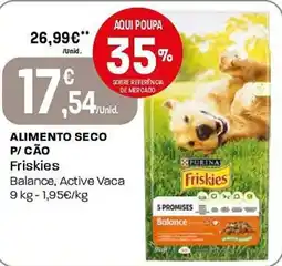 Intermarché Alimento seco p/ cão Friskies promoção