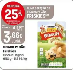 Intermarché Snack p/ cão friskies promoção