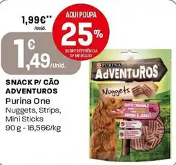 Intermarché Snack p/ cão adventuros purina one promoção