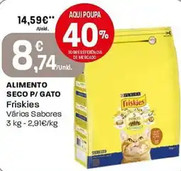 Intermarché Alimento seco p/gato friskies promoção