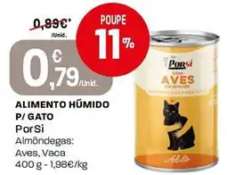 Intermarché Alimento humido p/gato PorSi promoção