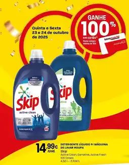 Intermarché Detergente líquido p/ máquina de lavar roupa Skip promoção