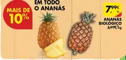 Pingo Doce Ananás biológico promoção