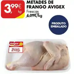 Pingo Doce Metades de frango avigex promoção