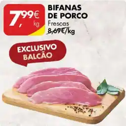 Pingo Doce Bifanas de porco promoção