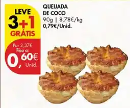 Pingo Doce Queijada de coco promoção