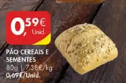 Pingo Doce Pão cereais e sementes promoção