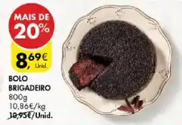 Pingo Doce Bolo brigadeiro promoção