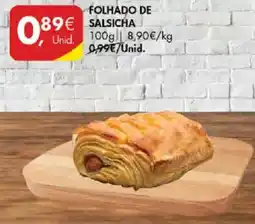 Pingo Doce Folhado de salsicha promoção