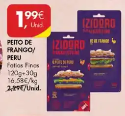 Pingo Doce Peito de frango/ peru Izidoro promoção