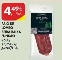 Pingo Doce Paio de lombo beira baixa fundão promoção