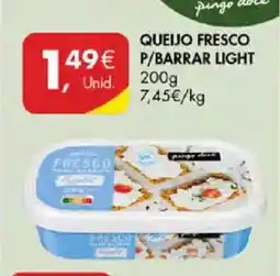 Pingo Doce Queijo fresco p/barrar light promoção