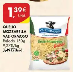 Pingo Doce Queijo mozzarella valformoso ralado promoção