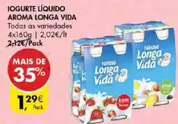 Pingo Doce Iogurte líquido aroma longa vida promoção
