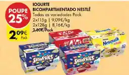 Pingo Doce Iogurte bicompartimentado nestlé promoção